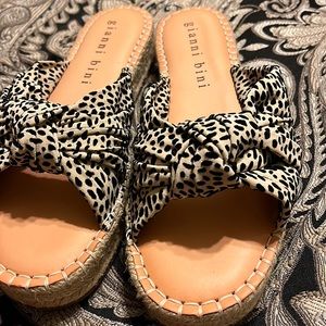 Gianni Bini Cheetah Sandals